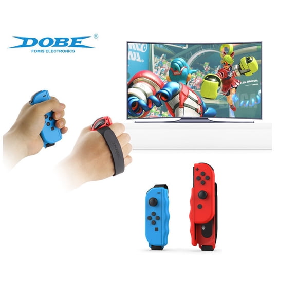 Nintendo Switch/OLED Joy-Con Boxing Wrist Straps - Ergonomic Fitness Grips for Boxing & Aerobic Games, Secure Anti-Slip Hand Straps for Family Workout Sessions