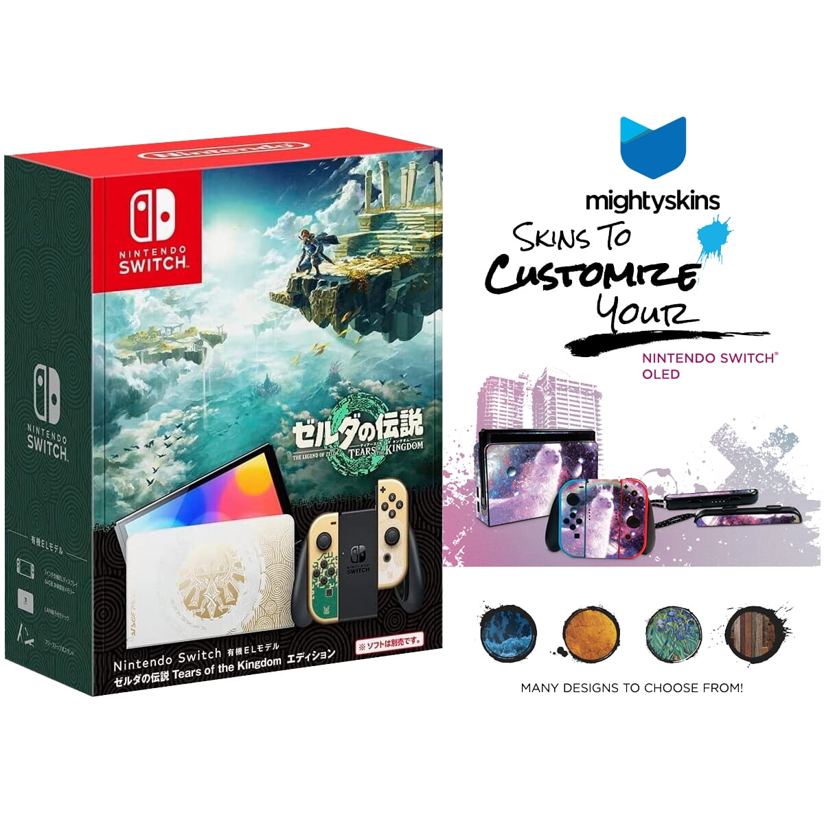 Nintendo Switch OLED Handheld - Splatoon 3 Edition With Nintendo Switch OLED Handheld - Splatoon 3 Edition With