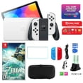 thumbnail image 1 of Nintendo Switch OLED Mario Kart 8 with Zelda: Tears of Kingdom & Accessories Kit, 1 of 7