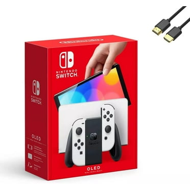 Nintendo Switch - OLED Model Console/64 GB Internal Storage with White Joy-Con