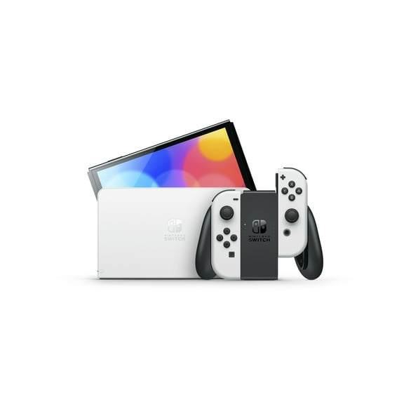 Nintendo Switch OLED Model Handheld Video Game with White Joy-Con