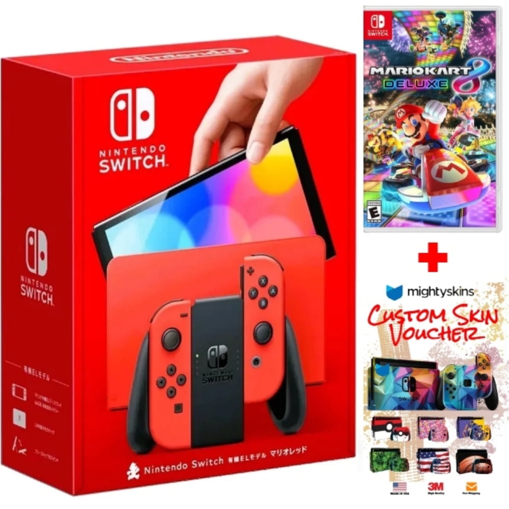 Nintendo Switch (OLEDモデル) ホワイト　マリオカート付き Nintendo Switch OLED Model w/ White Joy-Con + Mario Kart 8