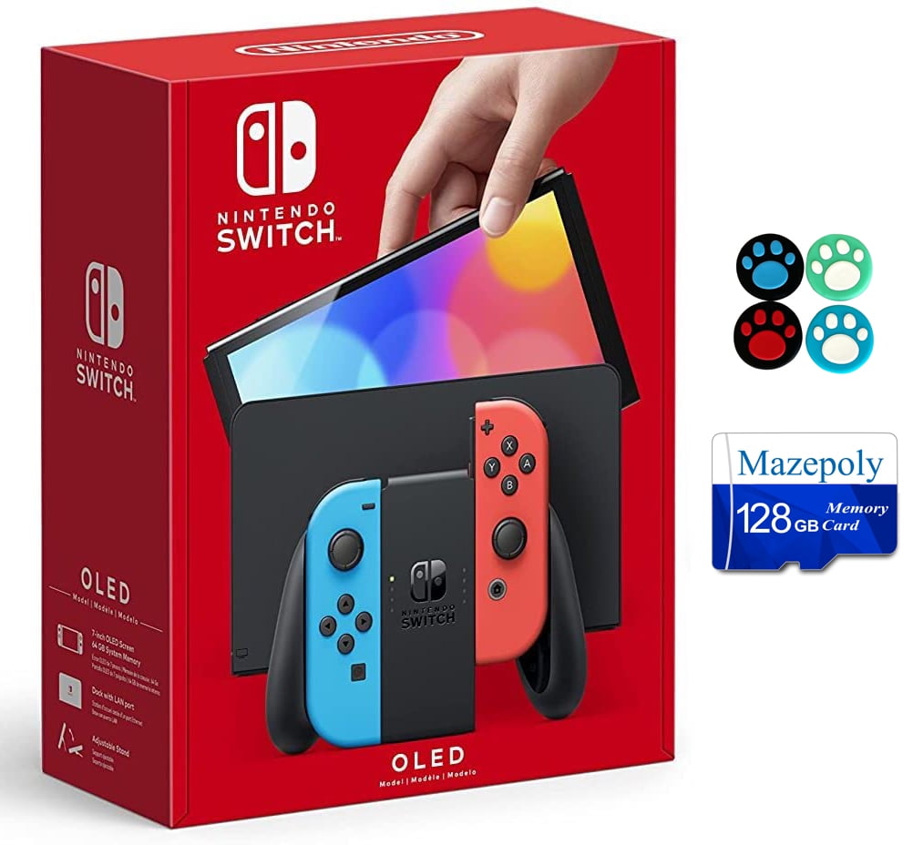 Nintendo Switch OLED Bundle – Red/Blue Edition