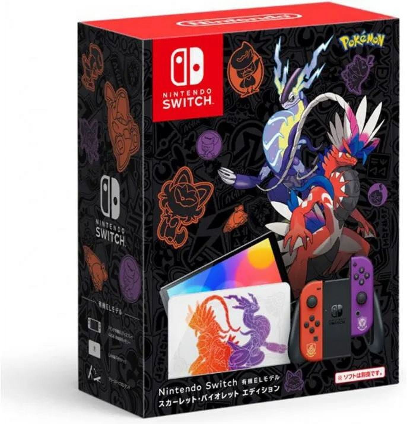 Nintendo Switch OLED Model: Pokemon Scarlet & Violet Edition Japanese 