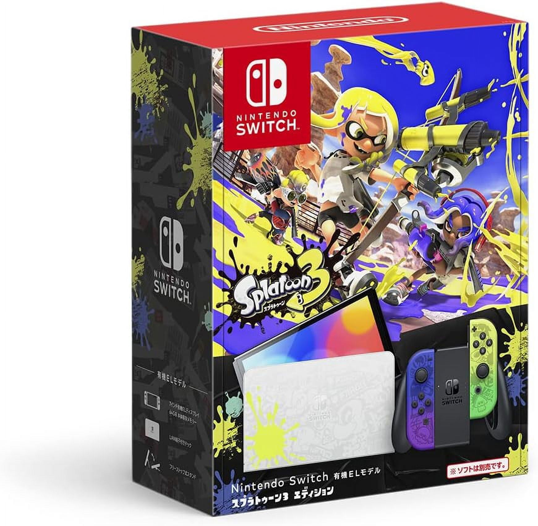 Nintendo Switch – OLED Model Splatoon 3 Special Edition Nintendo Switch – OLED Model Splatoon 3 Special Edition