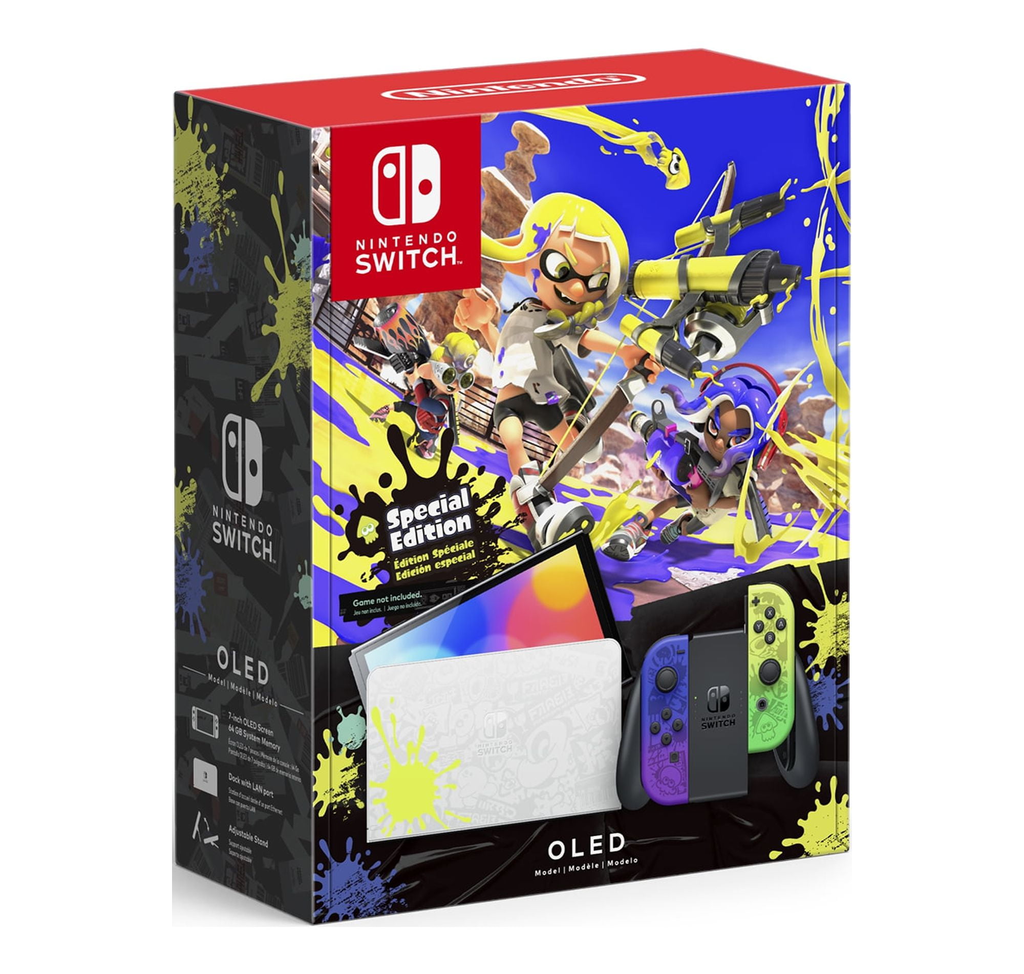 Used Nintendo SWITCH Console System SPLATOON 2 Limited Model From