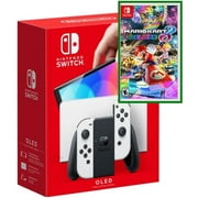 Nintendo Switch - OLED Model: Mario Red Edition with Mario Kart 8 Deluxe Game - Limited Bundle - Import with US Plug