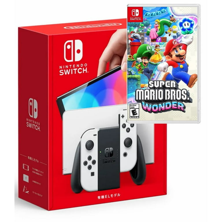 Nintendo Switch with Super Mario Bros. WonderBundle 