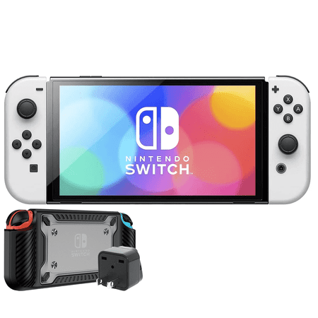 Nintendo Switch – OLED Model (White Joy-Con, International Version)