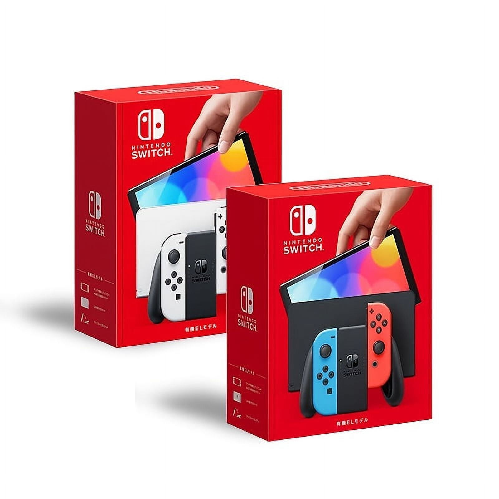 Console Nintendo Switch OLED - Blanche ou Bleu Néon et Rouge Néon (+ 15,75€  en Rakuten Points) –