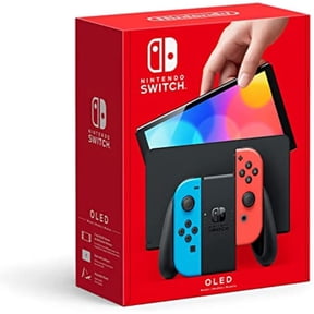 Pre-Owned Nintendo Switch – OLED Model w/ Neon Red & Neon Blue Joy-Con