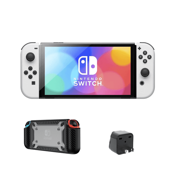 Nintendo Switch – OLED Model w/White Joy-Con – International Version