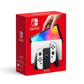 Nintendo Switch OLED Model Video Game Console with White Joy-Con, 64 GB