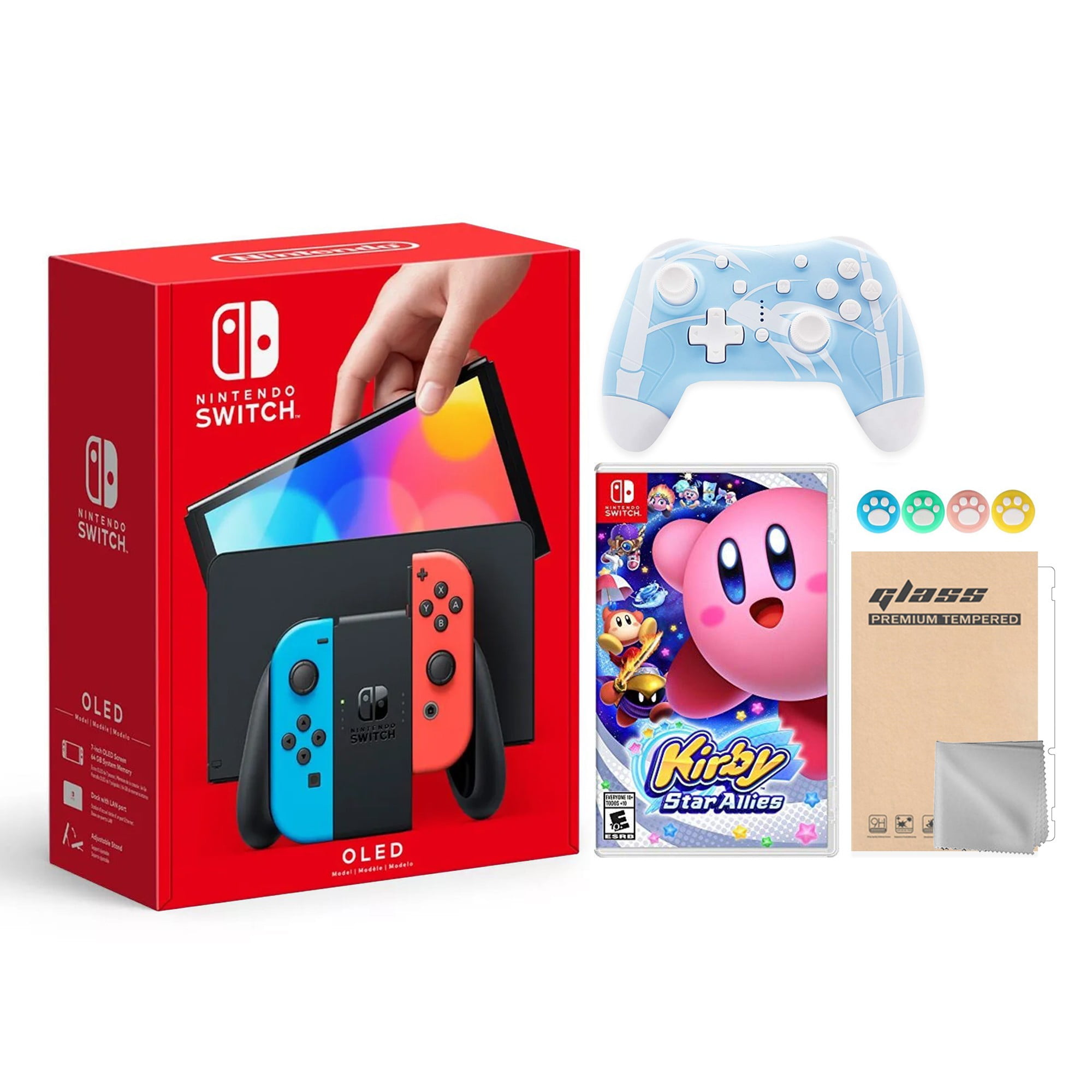 Kirby Inspired Nintendo Switch Controllers