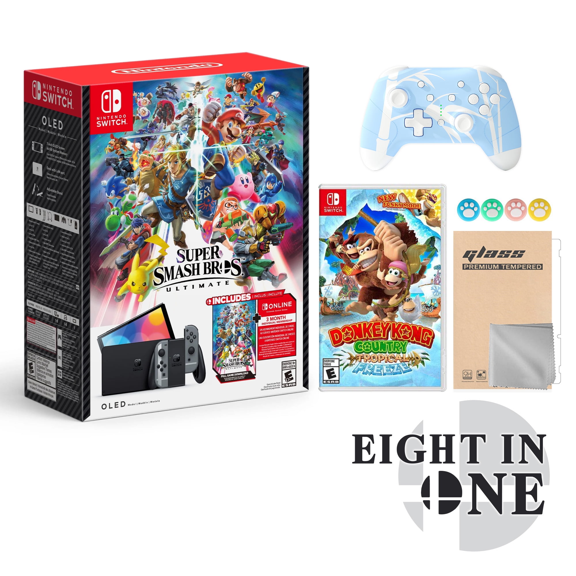 Nintendo Switch OLED Super Smash Bros. Ultimate Bundle: Gray