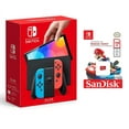 thumbnail image 1 of Nintendo Switch OLED (Sw Oled) Model w/ Neon Red & Neon Blue Jo, 1 of 3