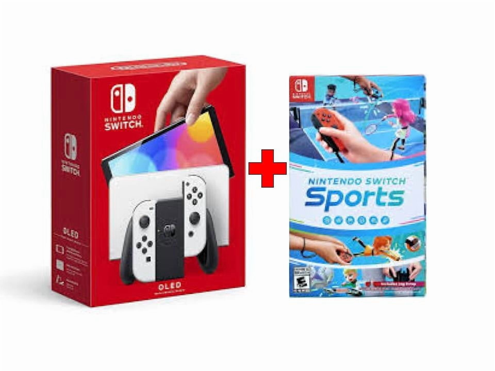 Nintendo Switch OLED White Console Bundle with Nintendo Switch