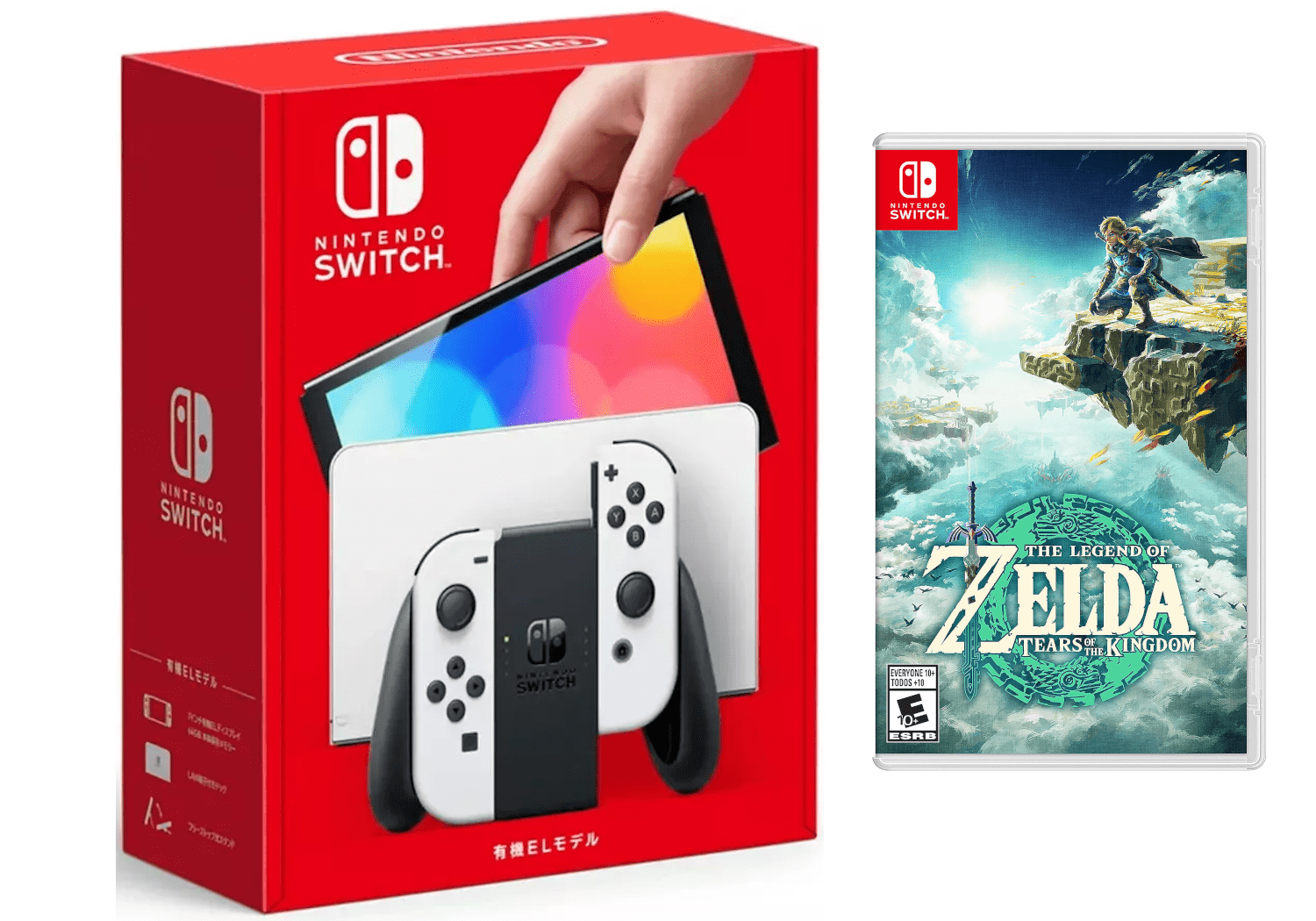 ✨新品✨Nintendo Switch NINTENDO SWITCH Nintendo Switch OLED Neon Console with Zelda Tears of The Kingdom