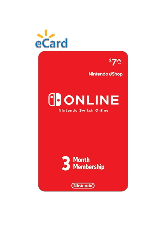 Nintendo Switch Online 3 Month Individual Membership eGift Card [Digital]