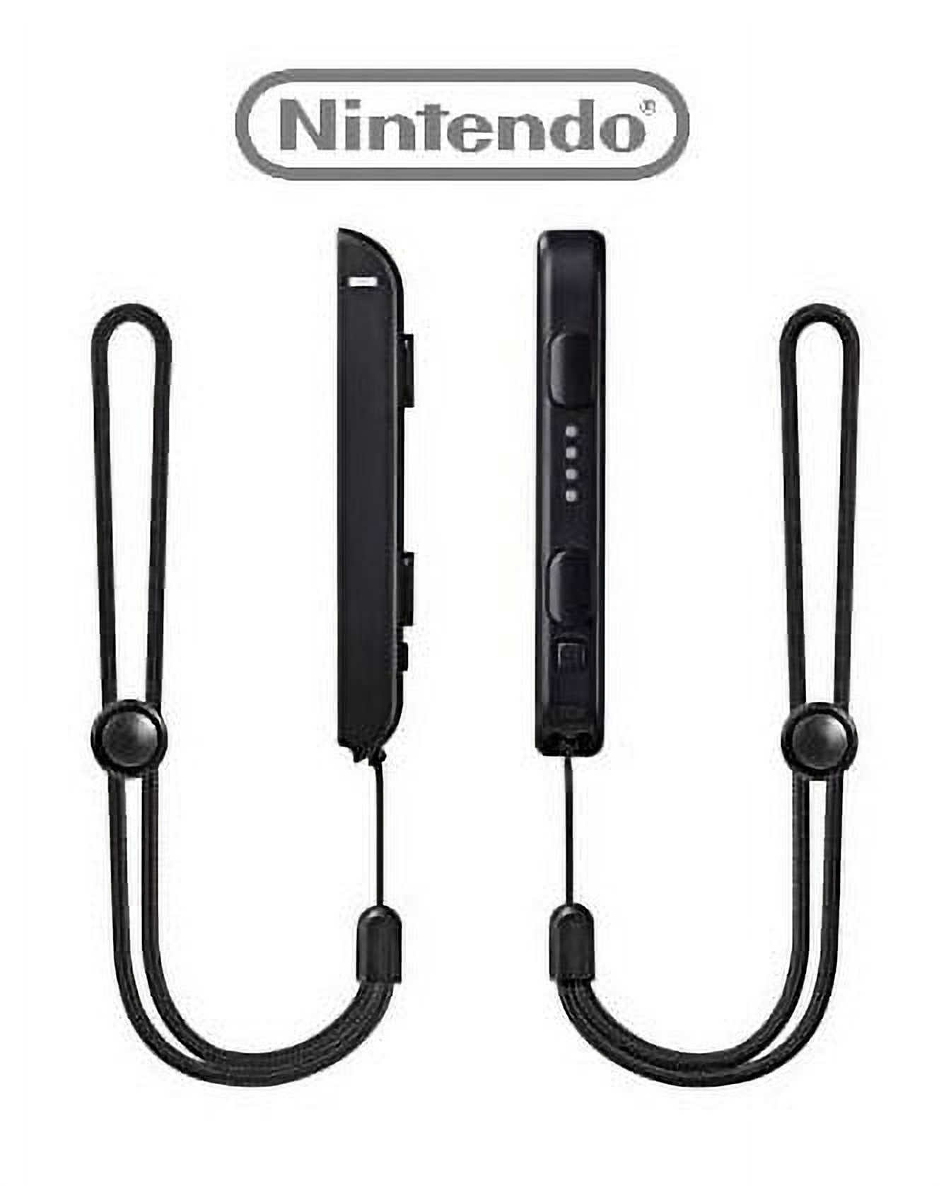 Nintendo Switch Correas Originales para Joy-Con - Paquete de 2 Negro (Empaque al por mayor)
