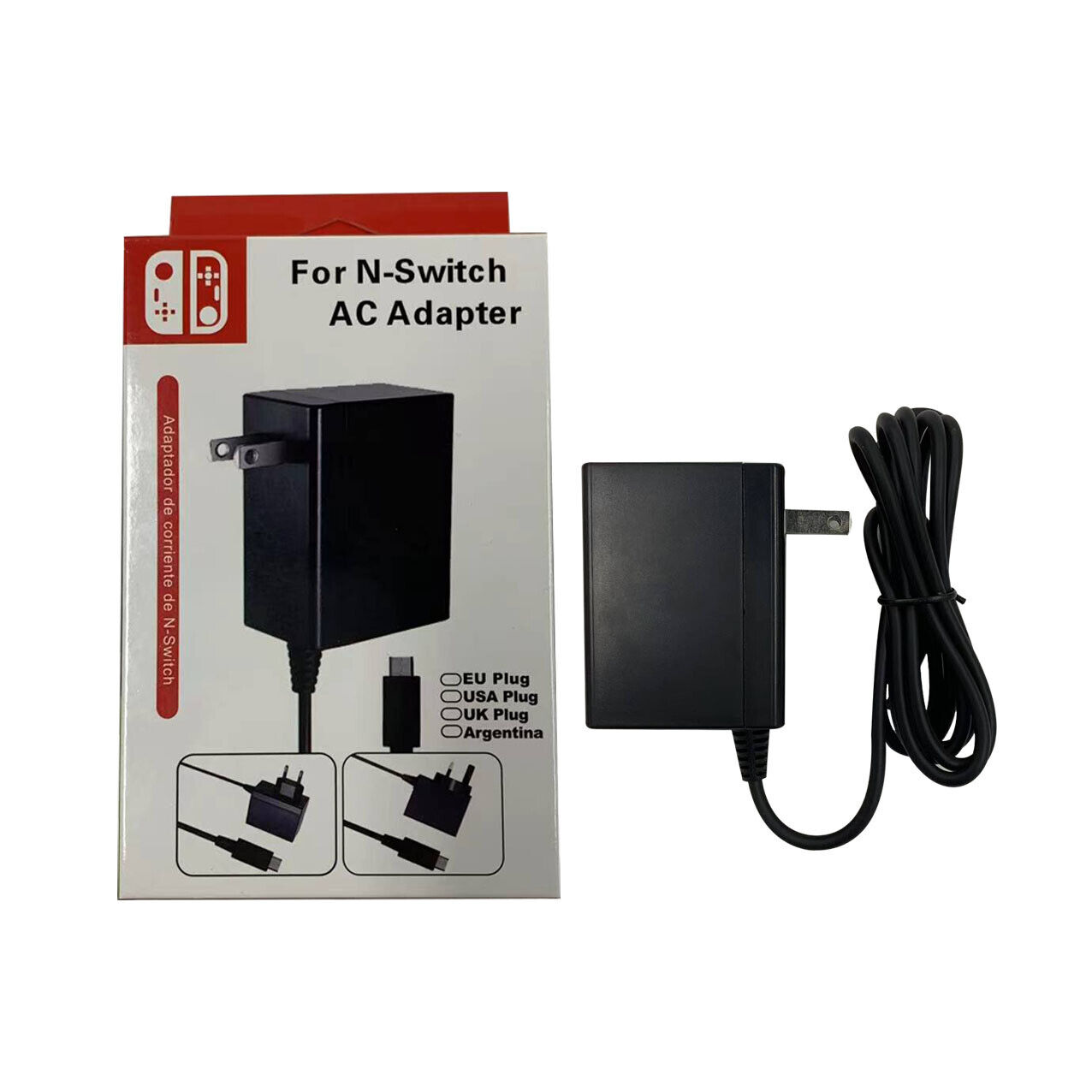 Nintendo Switch Power Adapter Charger Fast Charging, Portable AC