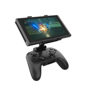 Nintendo Switch Pro Controller Clip Mount - 2-in-1 Console Holder & Controller Stand for Switch/OLED, Adjustable Angle, Anti-Slip Design, Space-Saving | Switch Accessories