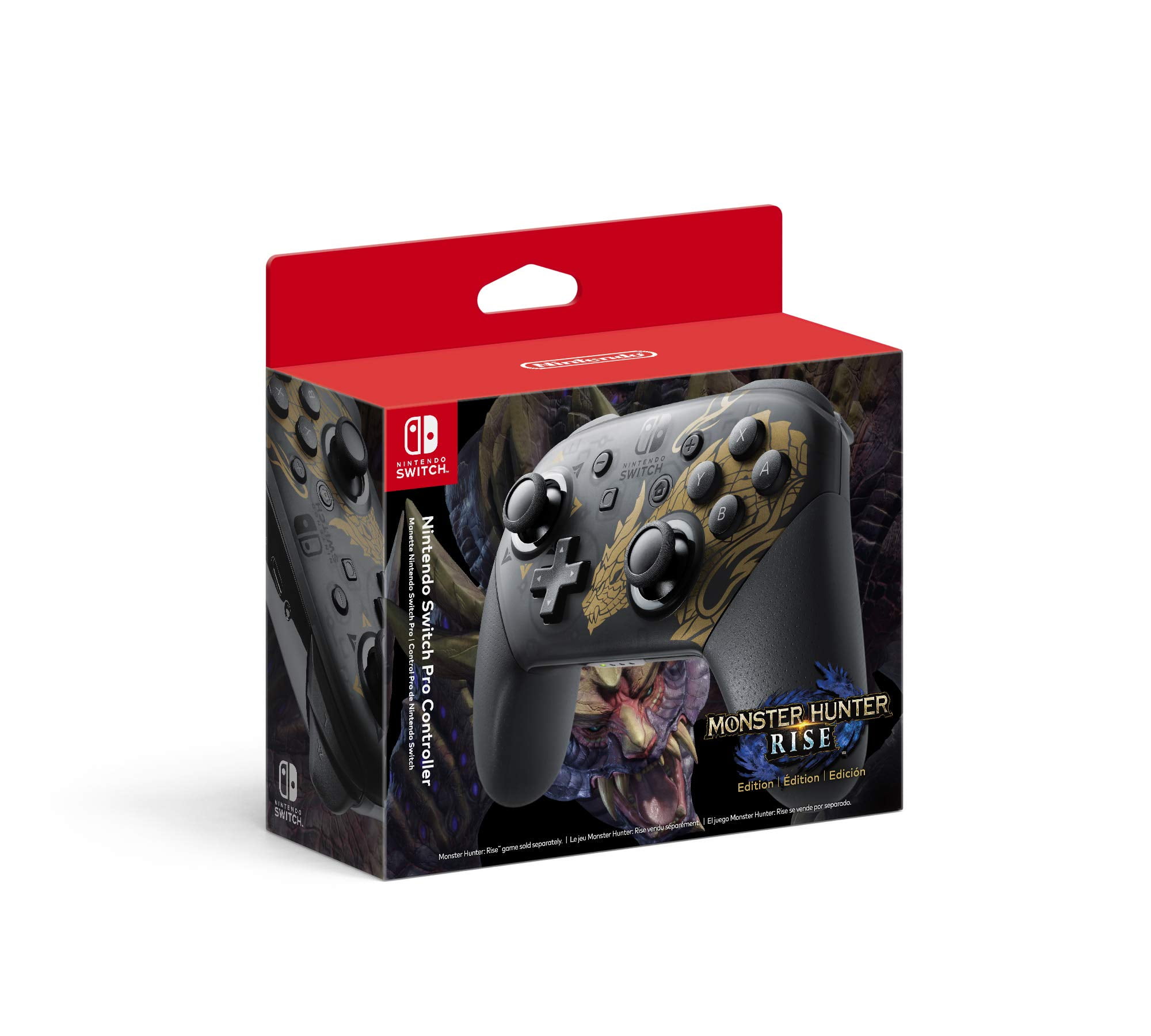 【プレミア】 Switch Pro con RISE ver Nintendo Switch Pro Wireless Controller - Monster Hunter