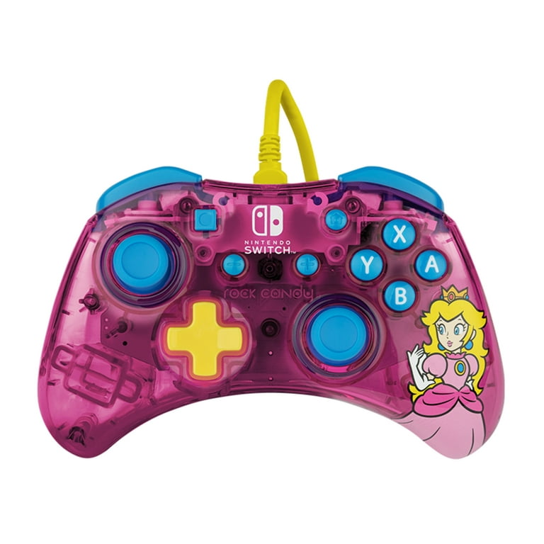 Nintendo Switch・Proコン・メモカ・その他セット Nintendo Switch Pro Controller- Peach Princess, Wired & Licensed