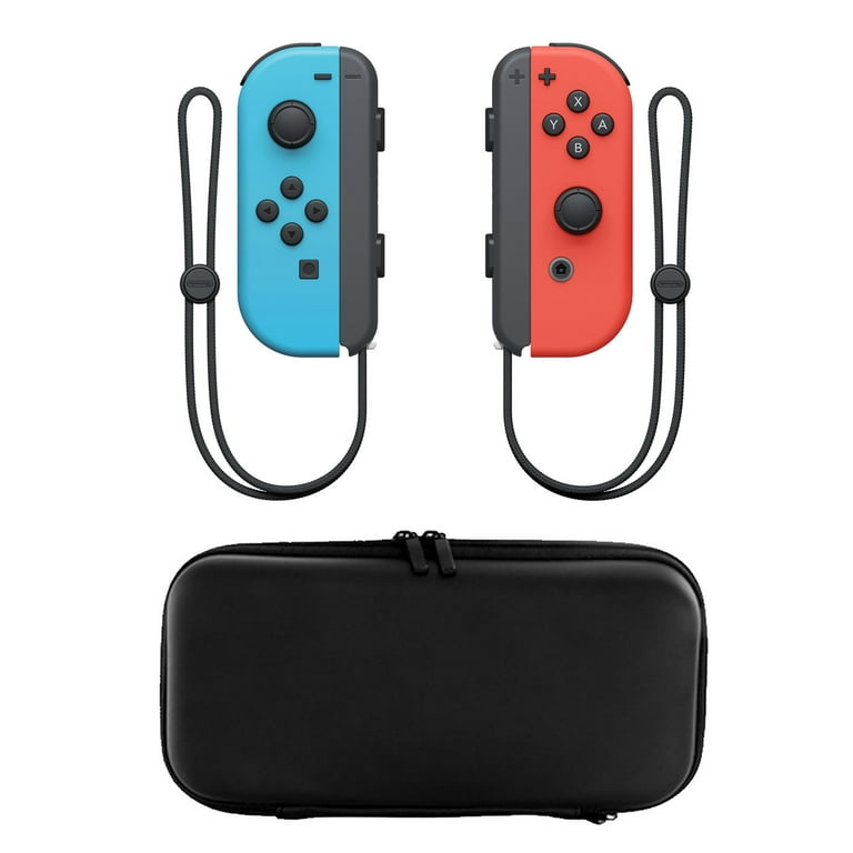 Nintendo Switch 青赤Joy-Con + ケース Nintendo Video Game Pads Bundle with Joy-Con Controllers (L-R