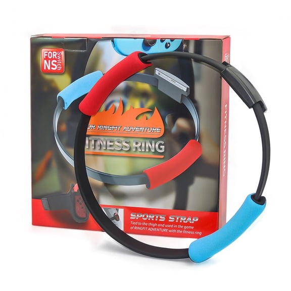 Nintendo Switch Ring Fit Adventure Accessories - Leg Strap & Pilates Ring, Compatible with Switch/Switch OLED/NS, Fitness Gaming & Home Workout Equipment