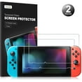 thumbnail image 1 of Nintendo Switch Screen Protector Glass （2- Pack） Nintendo Switch Tempered Glass Screen Protector + TPU & PC Slim Protective Case Cover, 1 of 7
