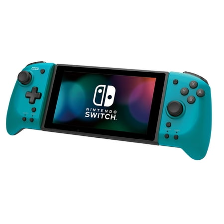 Nintendo Switch Split Pad Pro (Teal) Ergonomic Controller for Handheld Mode by HORI - Officially Licensed By Nintendo