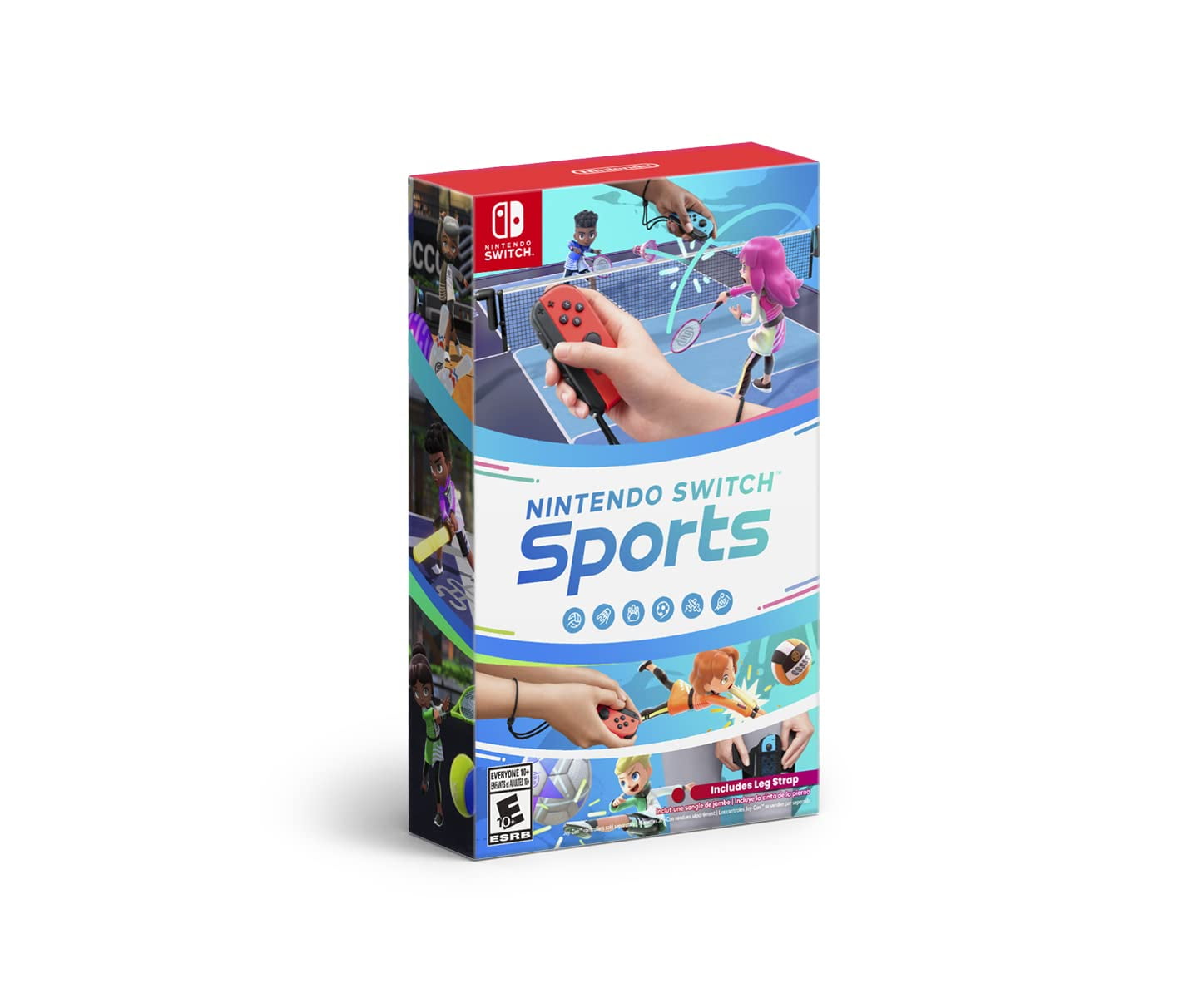 Nintendo Switch Sports with Leg Strap - International Region Free Version 
