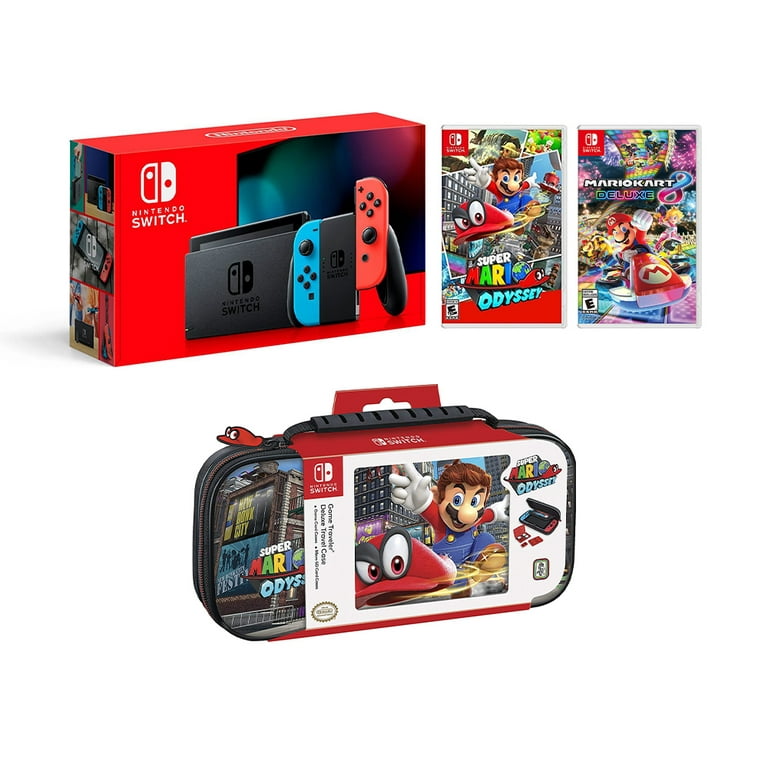 Mario Kart 8 Deluxe Game for Nintendo Switch with Game Caddy