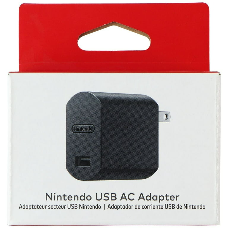 Nintendo Switch, USB AC Adapter Black, Black