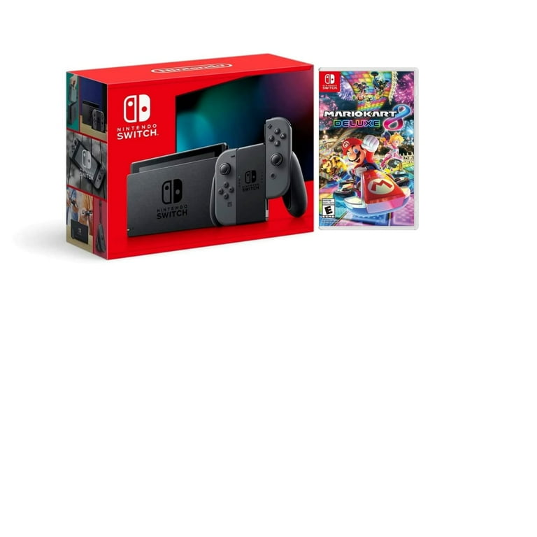 Nintendo Switch V2 Gray Edition + Mario Kart 8 Deluxe Nintendo Switch V2 Gray Edition + Mario Kart 8 Deluxe