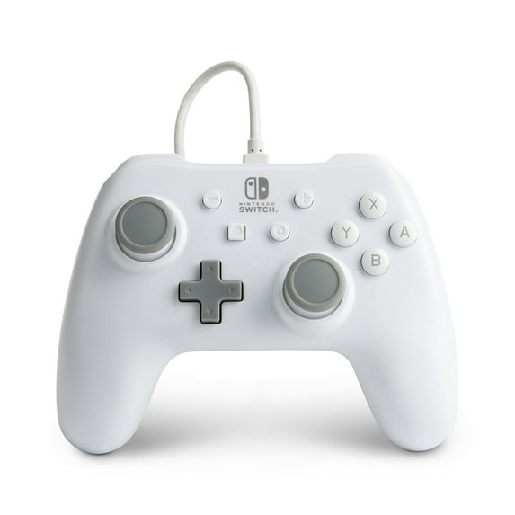 PowerA 1517033-01 Wired Controller for Nintendo Switch - White