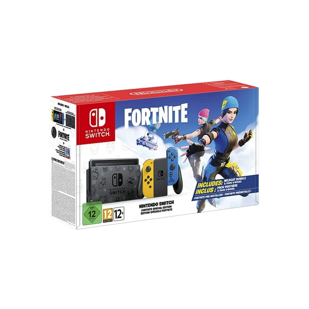 Nintendo Switch Console - Fortnite Wildcat Bundle Edition with