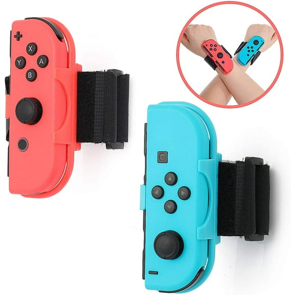 Nintendo Switch Wrist Bands for Switch Just Dance 2020,Adjustable Elastic Dance Straps Compatible with Switch Controllers,for Kids Adults Play Game Favor Gifts-Pack of 2