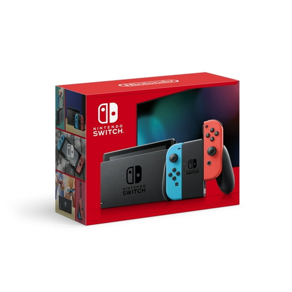 Nintendo Switch w/ Neon Blue & Neon Red Joy-Con