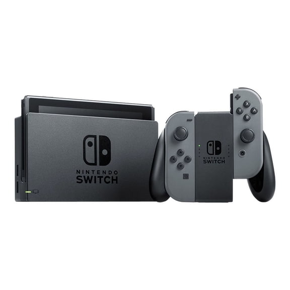 Restored Nintendo Switch Console with Gray Joy-Con (Old Model)