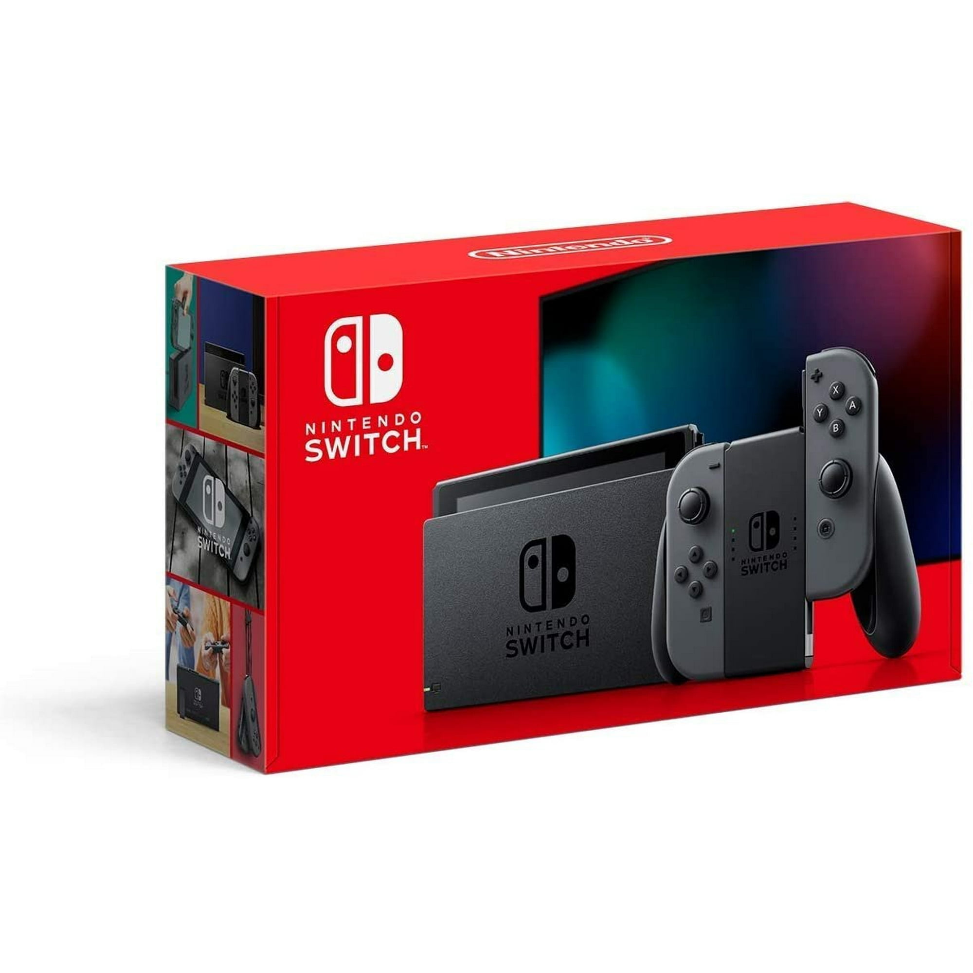 Nintendo Switch with Gray Joy‑Con - HAC-001(-01) - Walmart.com