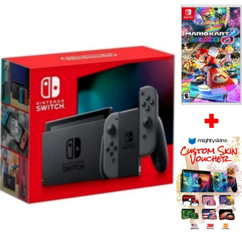 Nintendo Switch Neon Red/Blue JoyCons, Mario Kart 8 Deluxe Nintendo Switch Neon Red/Blue JoyCons, Mario Kart 8 Deluxe