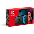 thumbnail image 1 of Nintendo Switch with Neon Blue and Neon Red Joy‑Con - Japan Import with US Plug, 1 of 1