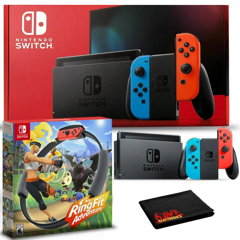 Nintendo Switch With Neon Blue And Neon Red Joy-con, Nintendo Switch, Electronics
