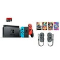 thumbnail image 1 of Nintendo Switch 32GB Console with 4 Game Discs, Gray Controllers, 1 of 9