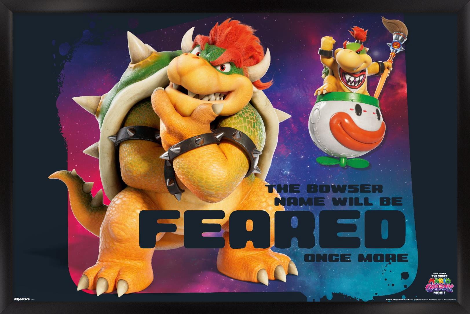 Nintendo The Super Mario Galaxy Movie (2026) - Bowser & Bowser Jr. Wall ...