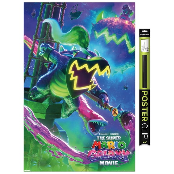 Nintendo The Super Mario Galaxy Movie (2026) - Bowser Jr. One Sheet Wall Poster, 22.375" x 34"