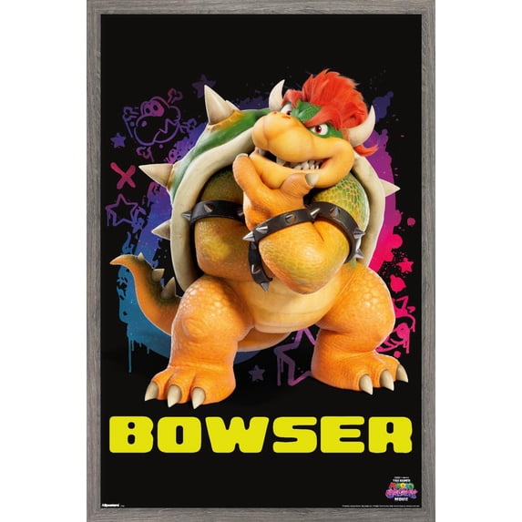 Nintendo The Super Mario Galaxy Movie (2026) - Bowser Wall Poster, 22.375" x 34" Framed