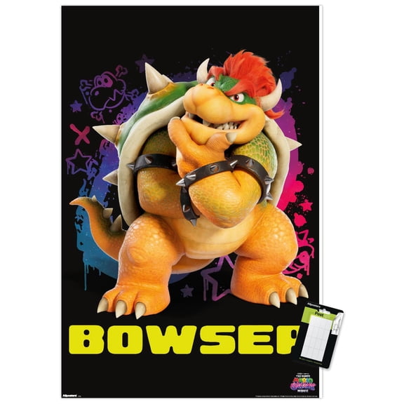 Nintendo The Super Mario Galaxy Movie (2026) - Bowser Wall Poster, 22.375" x 34"